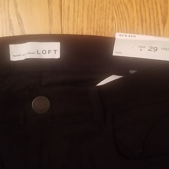 NWT AT LOFT black leggings 8/29 - Picture 3 of 4